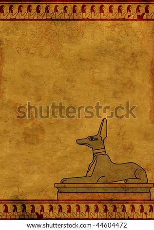 anubis egyptian god. Egyptian god Anubis image.