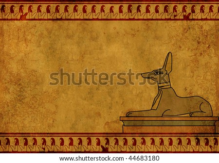 anubis egyptian god. Egyptian god Anubis image.