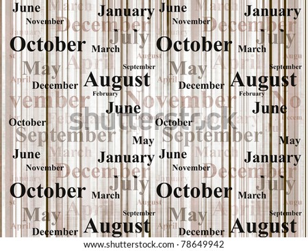 names of months