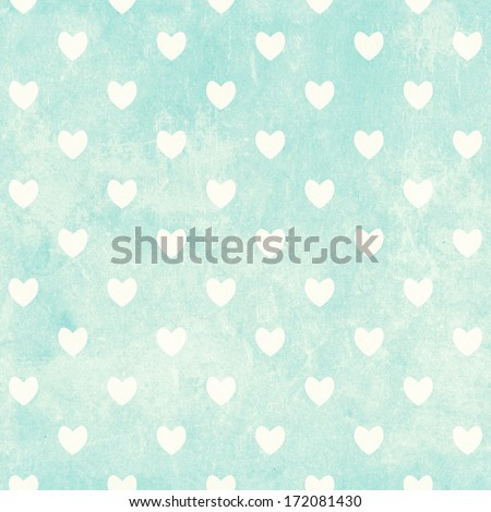 Seamless Valentine background with hearts and paper texture
