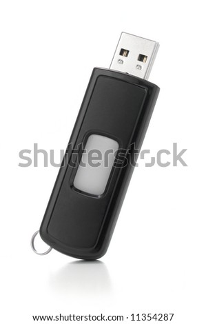 USB Flash Drive on white