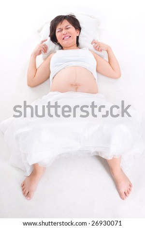 woman giving birth. is about giving birth.