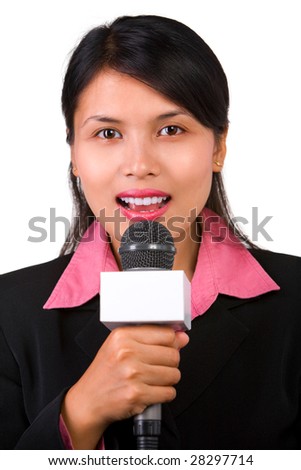 Female Reporter