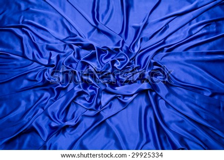 The blue satin in random pattern is shot in wide angle, can be use for background, card design, etc.