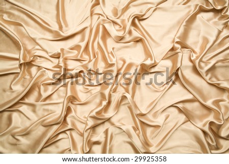 The golden satin in random pattern is shot in wide angle, can be use for background, card design, etc.