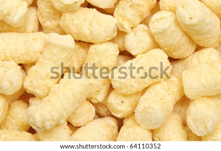 sweet corn flakes (stick) with powdered sugar