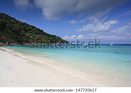 Rock Island is a beautiful island in the Andaman Sea. Rock Island is in charge of the Koh Similan National Park