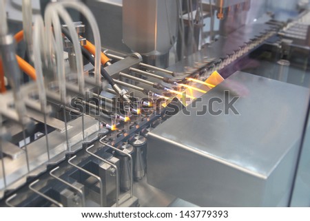 Liquid inject-able filling line in a Pharmaceutical industry