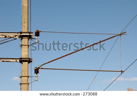 Electric train power cable