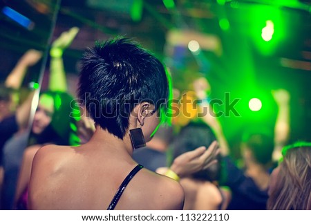 Women dancing at the night club