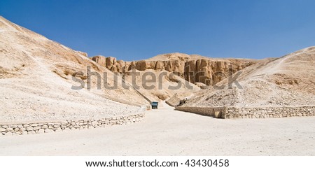 The Valley of the Kings in Luxor, Egypt