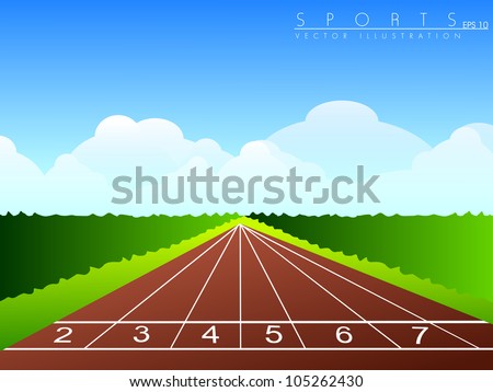 Racing Track Background. Eps 10. Stock Vector 105262430 : Shutterstock