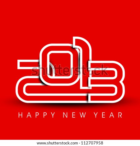 2013 Happy New Year greeting card EPS 10 2013 Happy New Year greeting card EPS 10