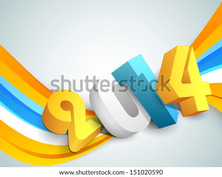 Happy New Year 2014 colorful celebration background Happy New Year 2014 colorful celebration background