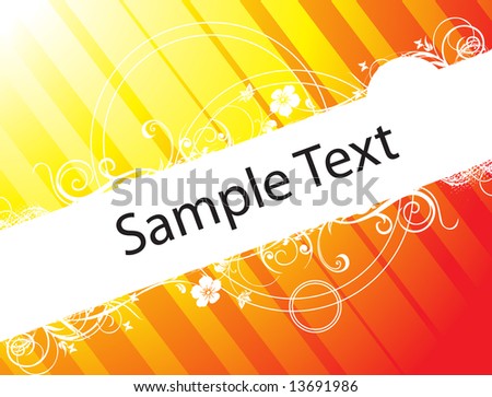 Designer Wallpaper Samples on Vector Design Element For Sample Text In Red And Yellow  Wallpaper