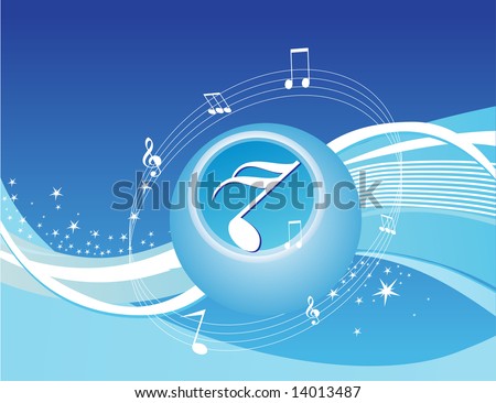 music wallpaper background. music background in blue,