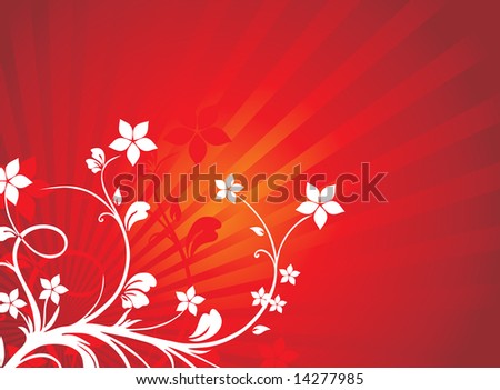 flowers background wallpapers. vector : floral ackground