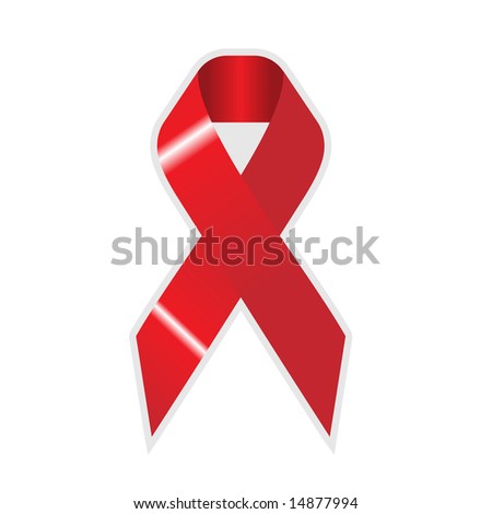 wallpaper white and red. stock vector : red ribbon