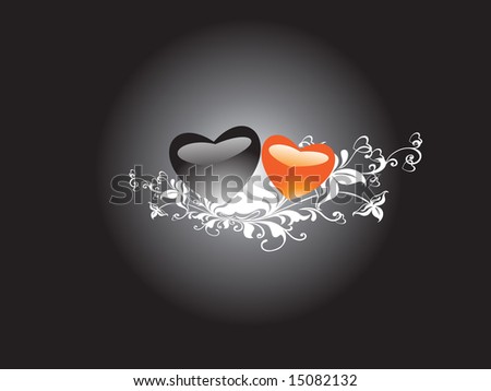wallpaper romantic. stock vector : romantic swirl