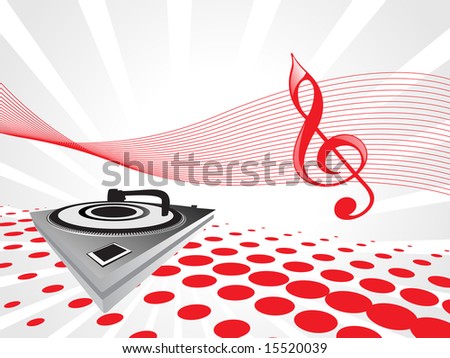 musical wallpaper. on red musical background,