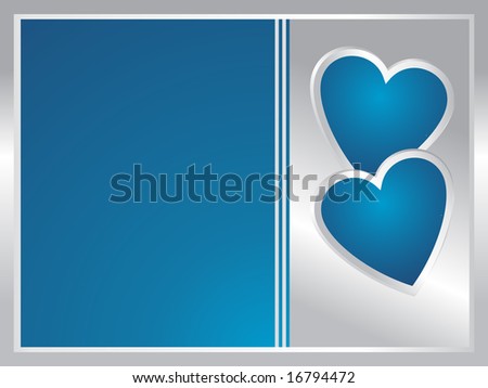 Blue Heart Frame