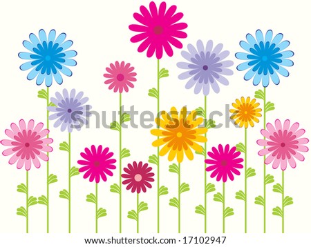 flower wallpaper background. stock vector : flower pattern