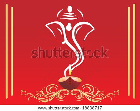 images of god ganesha. god Ganesha abstract