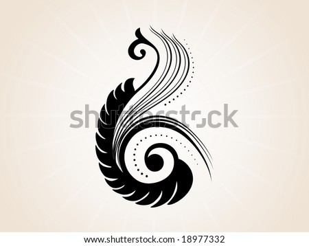 stock vector : abstract creative tattoo, design