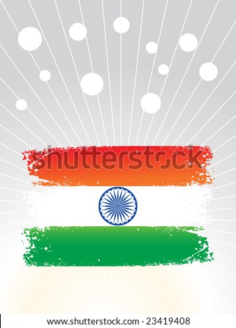 indian flag wallpapers. stock vector : grunge indian