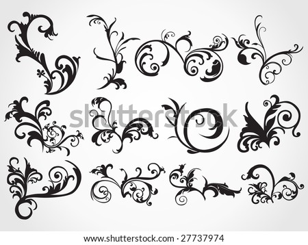 stock vector : creative pattern background, tattoo