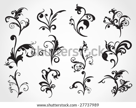 stock vector ornament pattern tattoo having artistic style
