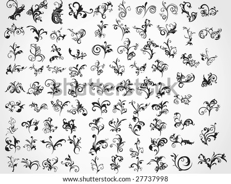 floral tattoos background,