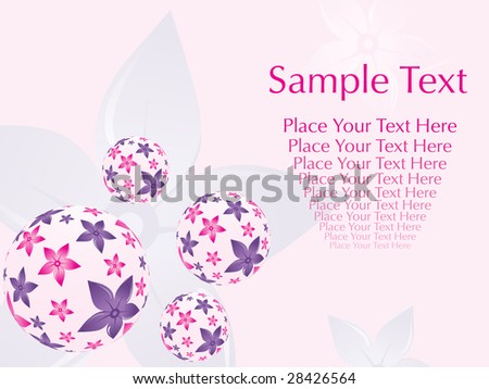 wallpaper flowers designs. stock vector : floral design