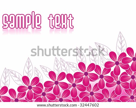 wallpaper flowers abstract. stock vector : abstract
