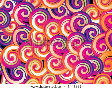 spiral wallpaper. vector wallpaper