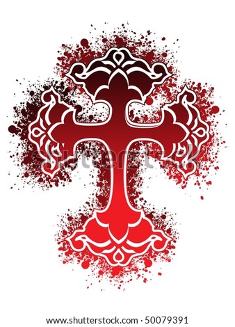 Tribal Cross Background