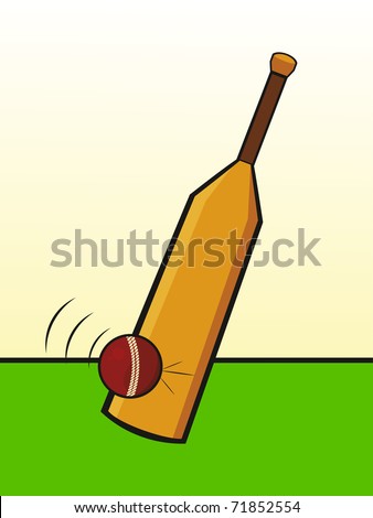 abstract cricket background, vector illustration