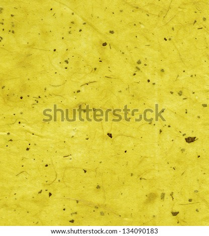 High resolution scan of yellow rice paper.