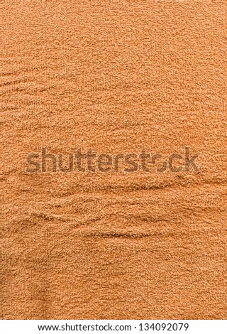 High resolution close up of a beige towel cloth.