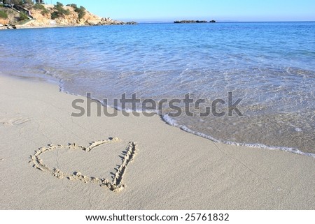 stock photo : Love heart in