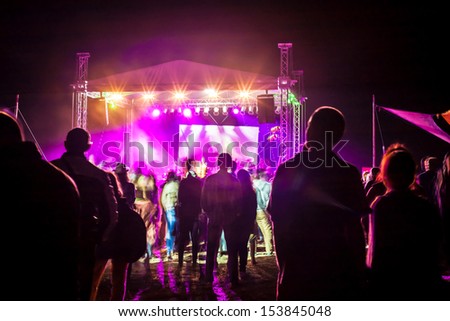 Outdoor concert bright and loud Stock Photo by ©Wassiliy 30893453