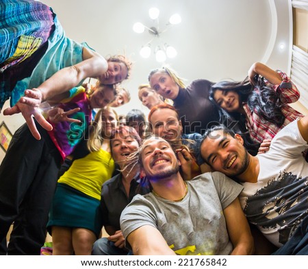 Merry Company at a house party