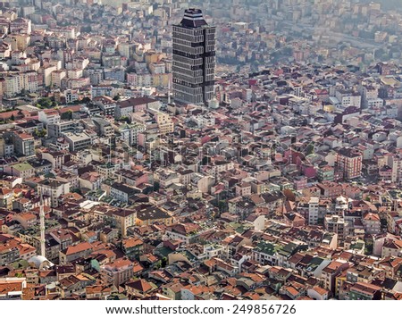 Urban sprawl in ISTANBUL, TURKEY