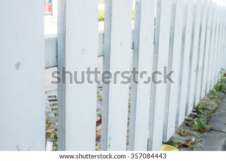 White fence, Wooden fence, fence protection