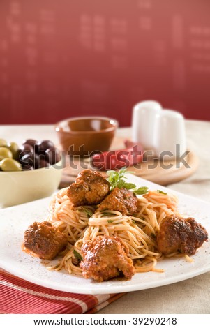 Spaghetti Bolognese - Studio Shoot, Spaghetti with Bolognese Sauce