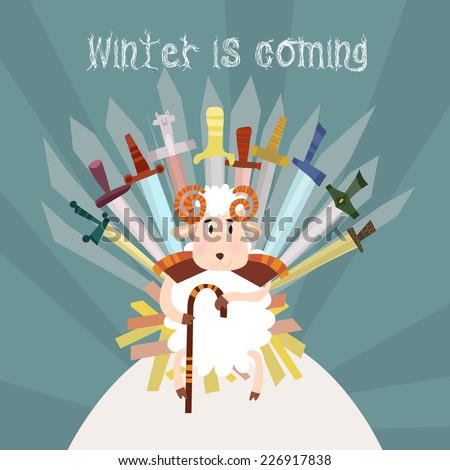 http://image.shutterstock.com/display_pic_with_logo/1710094/226917838/stock-vector-winter-is-coming-merry-christmas-and-happy-new-year-card-in-vector-with-cartoon-sheep-226917838.jpg