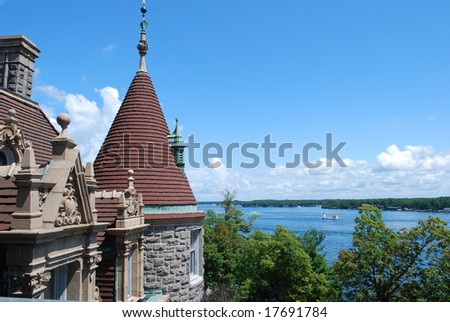 1000 Islands, Castle on Heart Island, St. Lawrence River, USA-Canada border