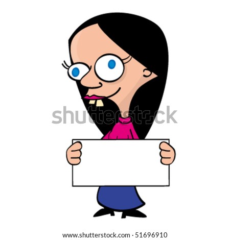 Crazy Girl Clipart