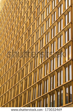 Office building background in Berlin, capital city of Germany