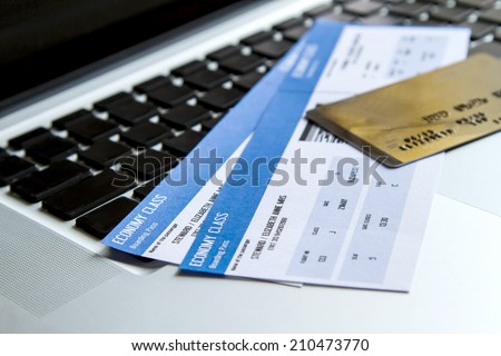 Buying airline tickets on line with a credit card